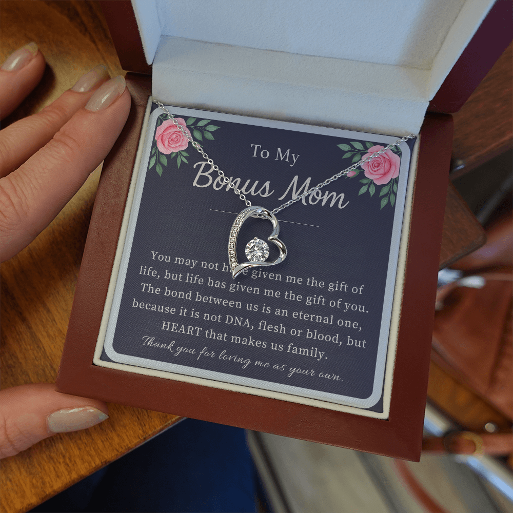 To My Bonus Mom Necklace