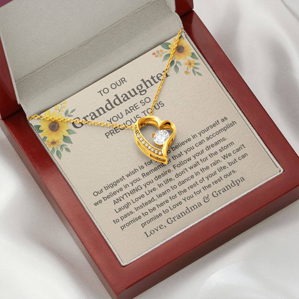 To Our Granddaughter Necklace