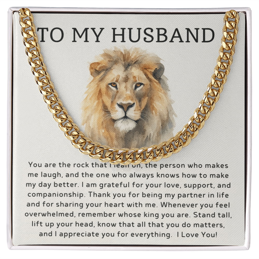 To My Husband Necklace