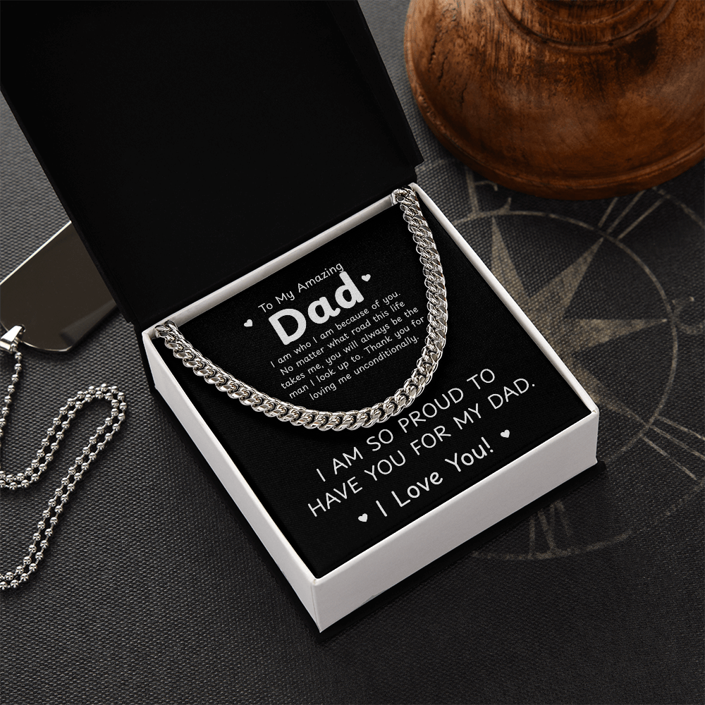 Amazing Dad Necklace