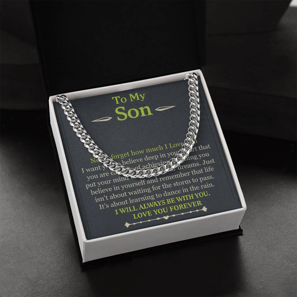 To My Son Necklace