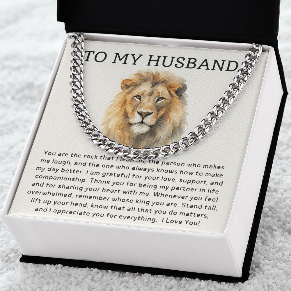 To My Husband Necklace
