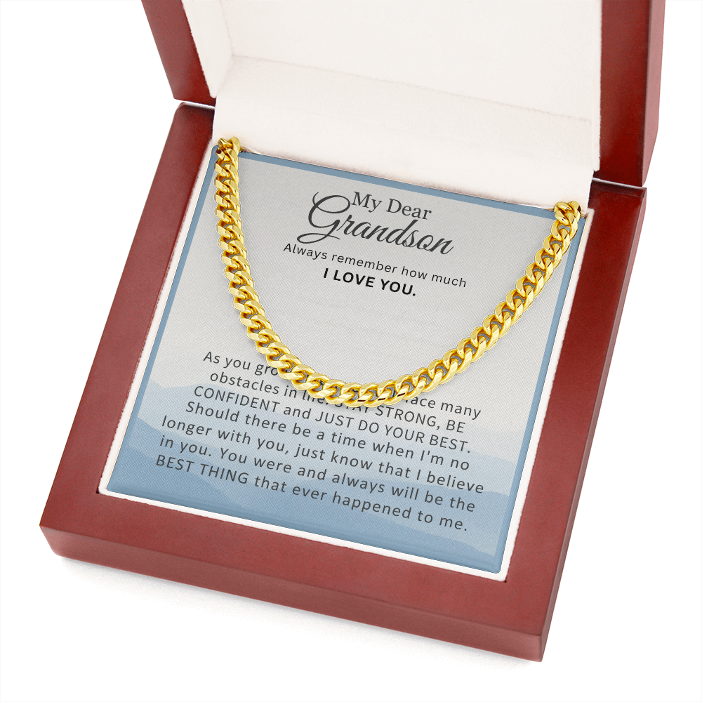 My Dear Grandson Necklace