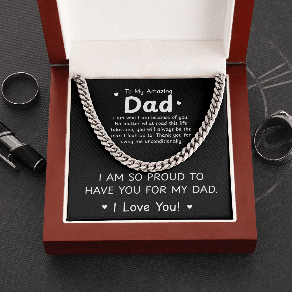 Amazing Dad Necklace