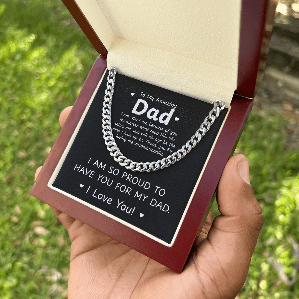 Amazing Dad Necklace