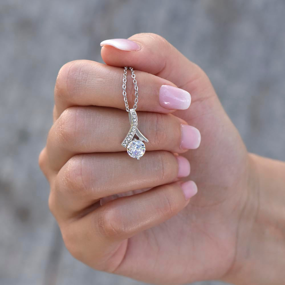To My Beautiful Bonus Daughter Necklace