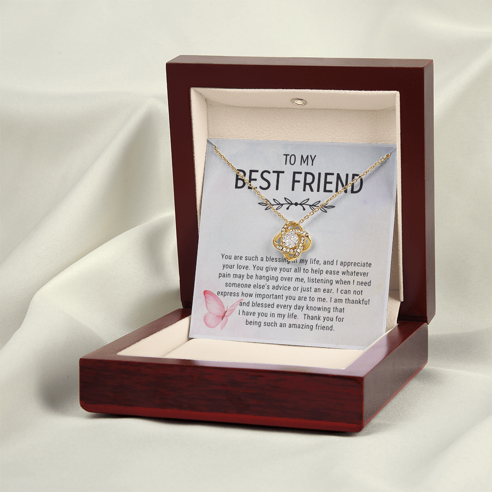 To My Best Friend Necklace