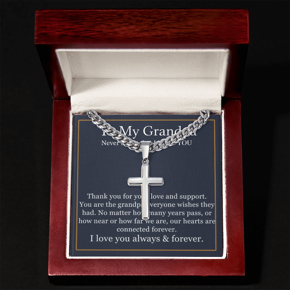 To My Grandpa Necklace
