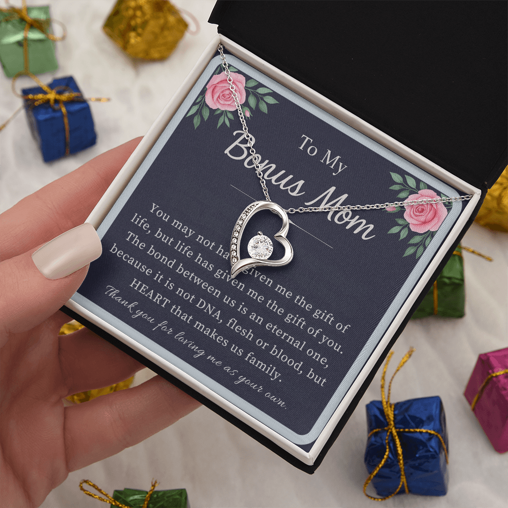 To My Bonus Mom Necklace