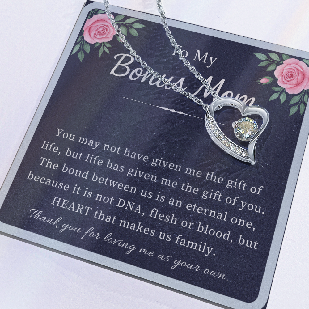 To My Bonus Mom Necklace