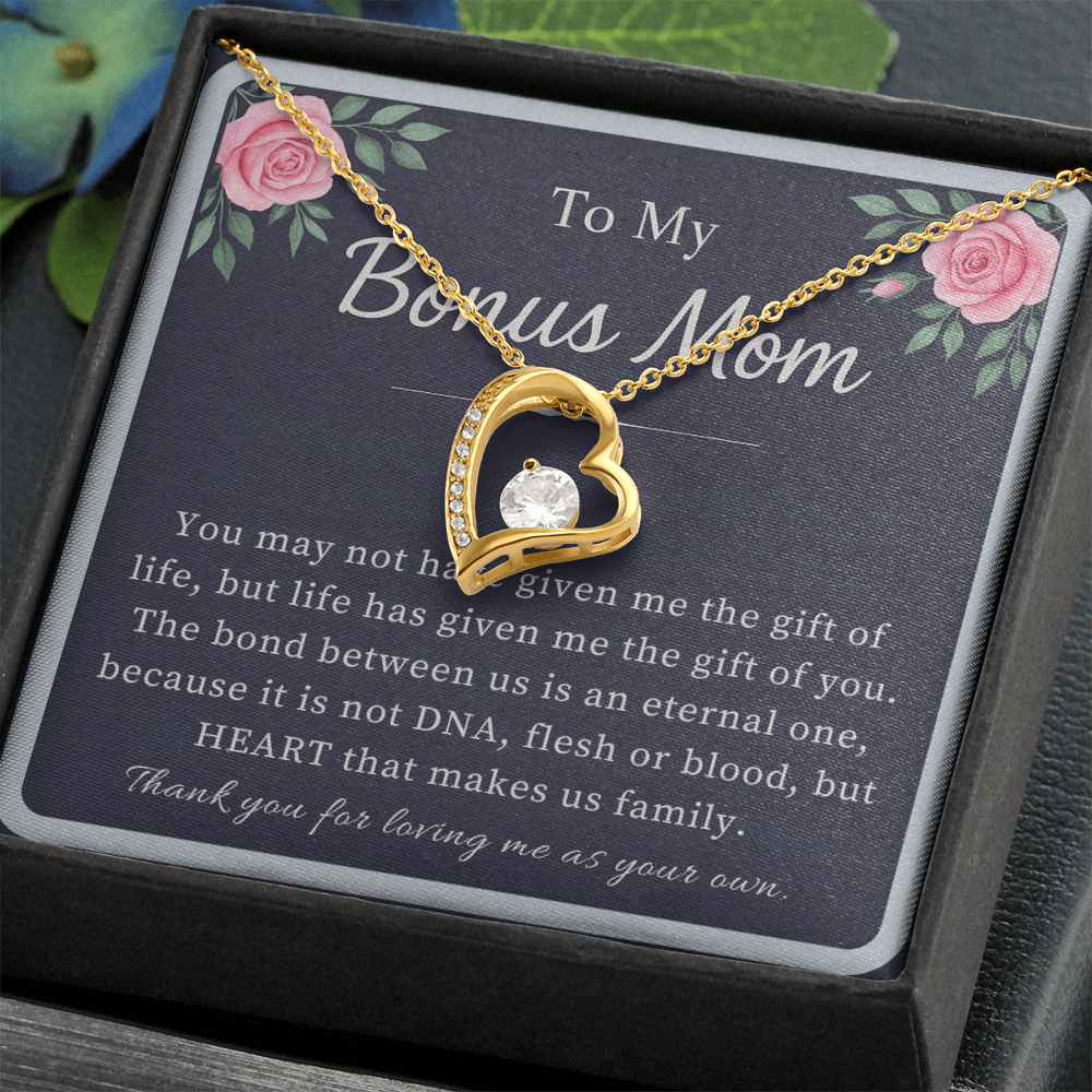To My Bonus Mom Necklace