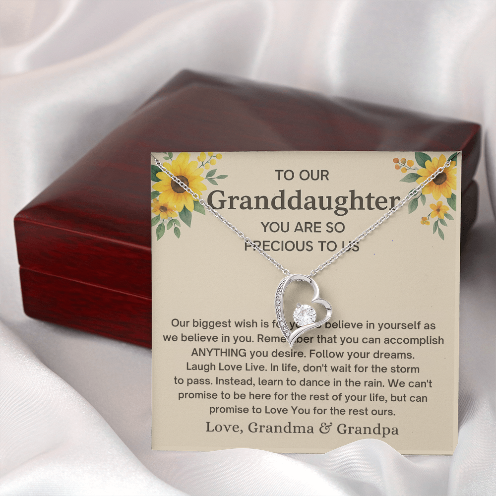 To Our Granddaughter Necklace