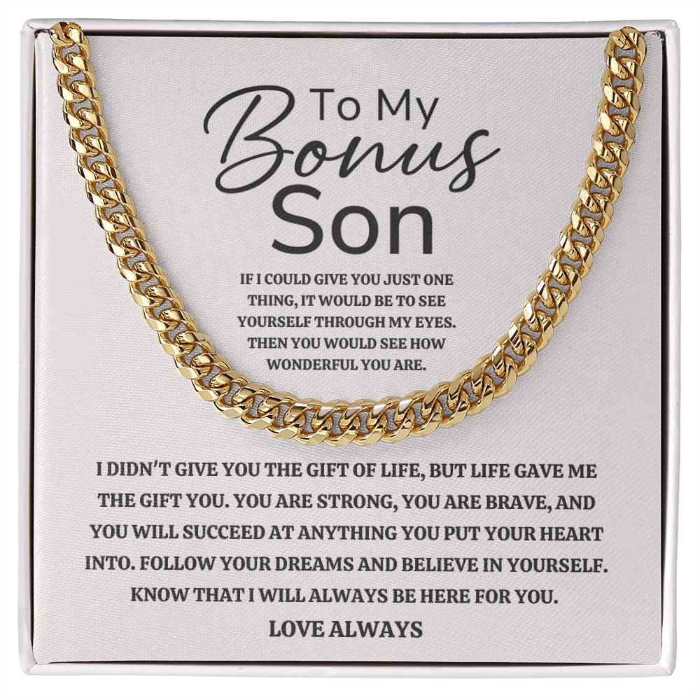 To My Bonus Son