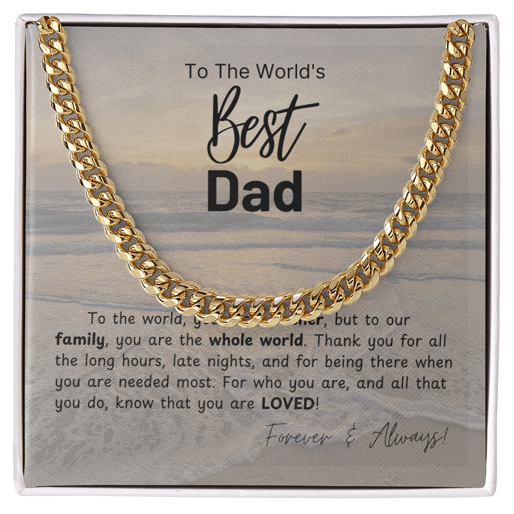 World's Best Dad Necklace