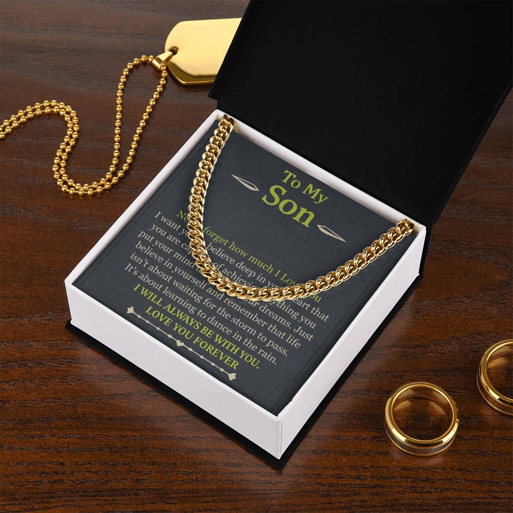To My Son Necklace
