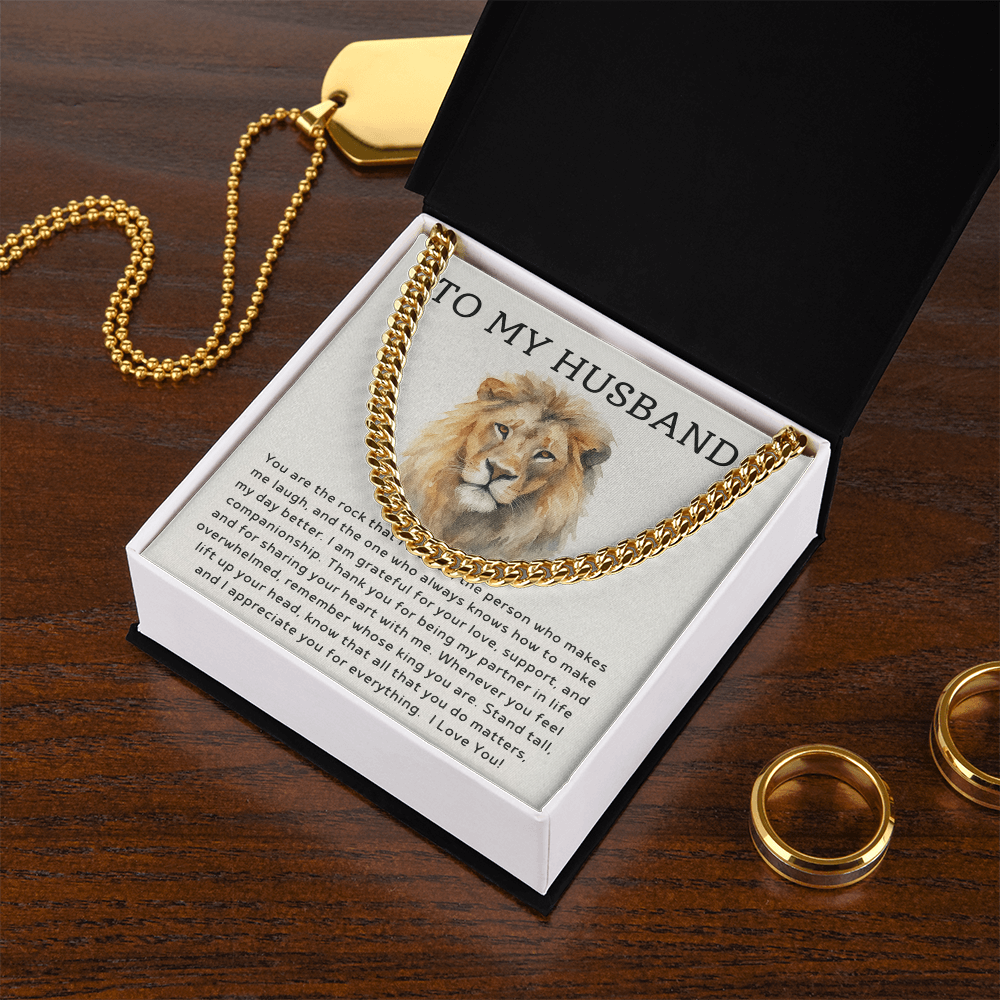 To My Husband Necklace