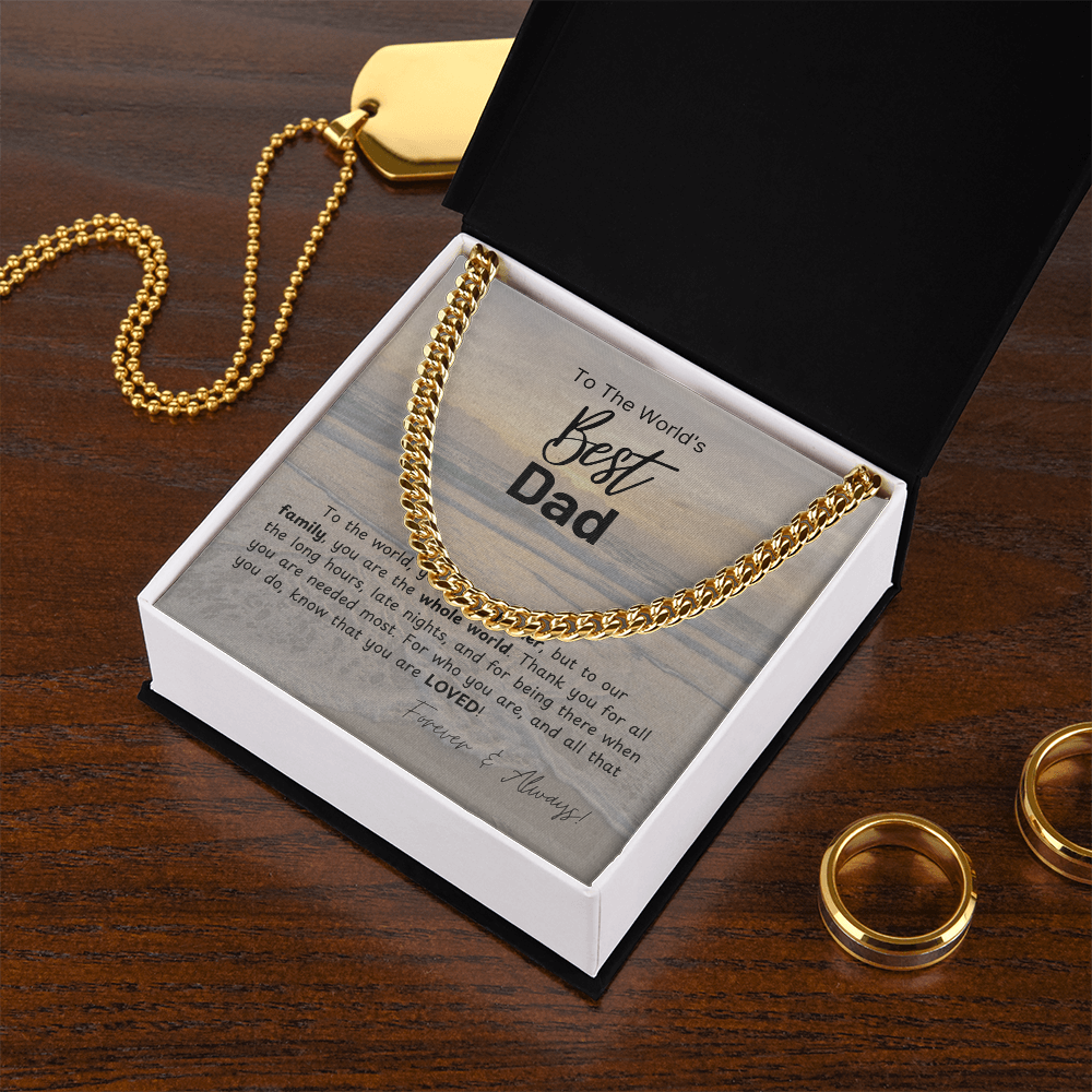 World's Best Dad Necklace