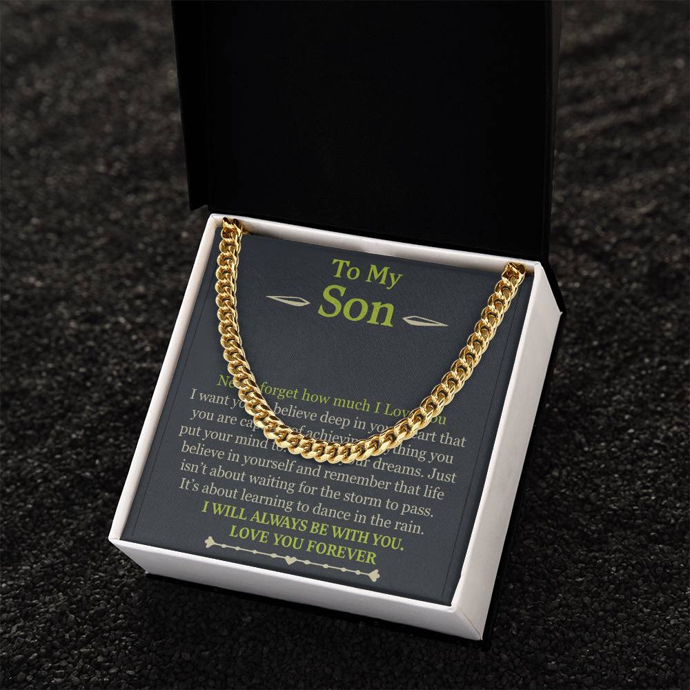 To My Son Necklace