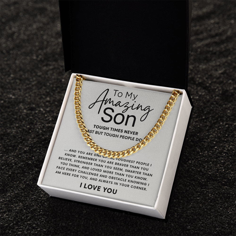 To My Amazing Son Necklace