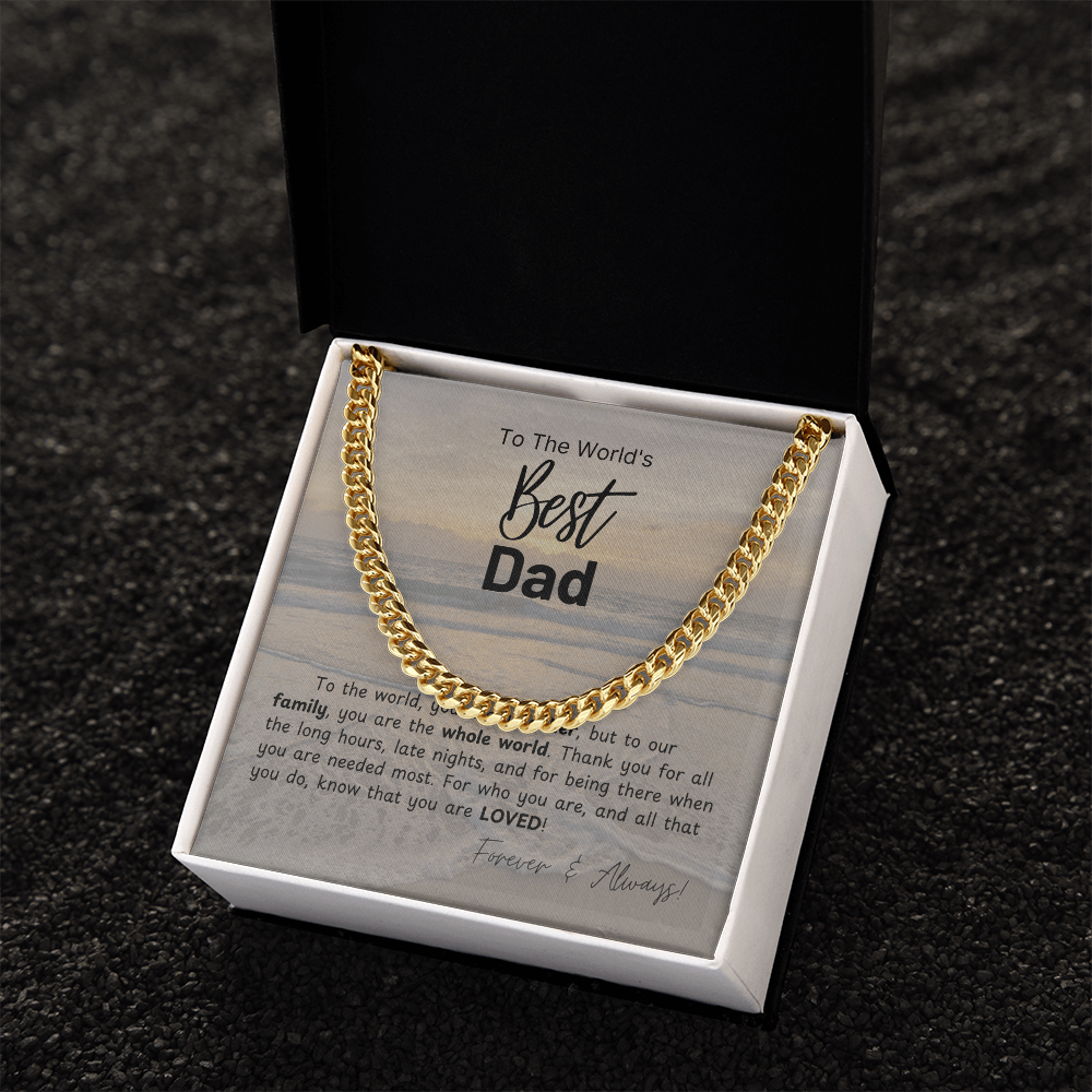 World's Best Dad Necklace