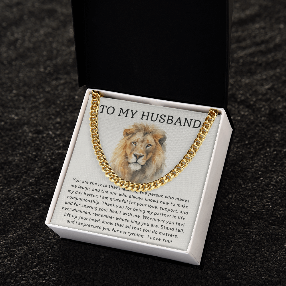 To My Husband Necklace