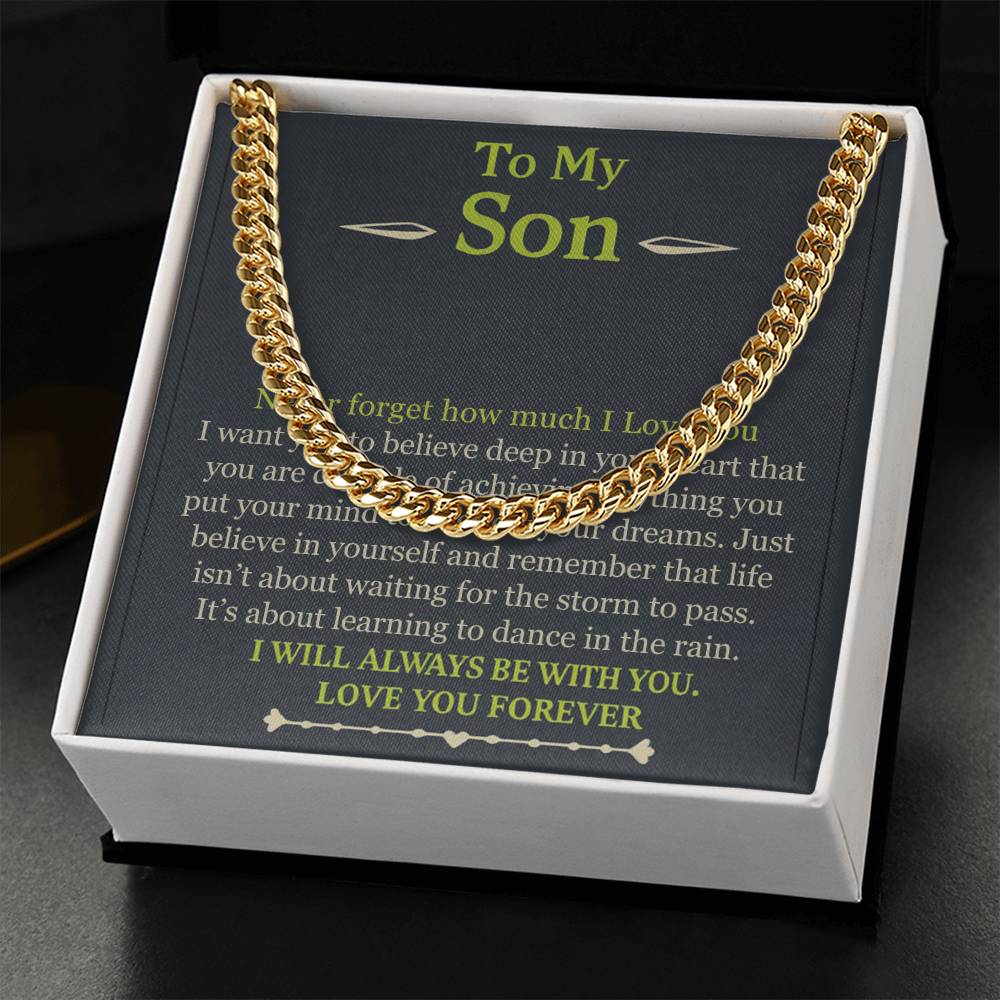 To My Son Necklace