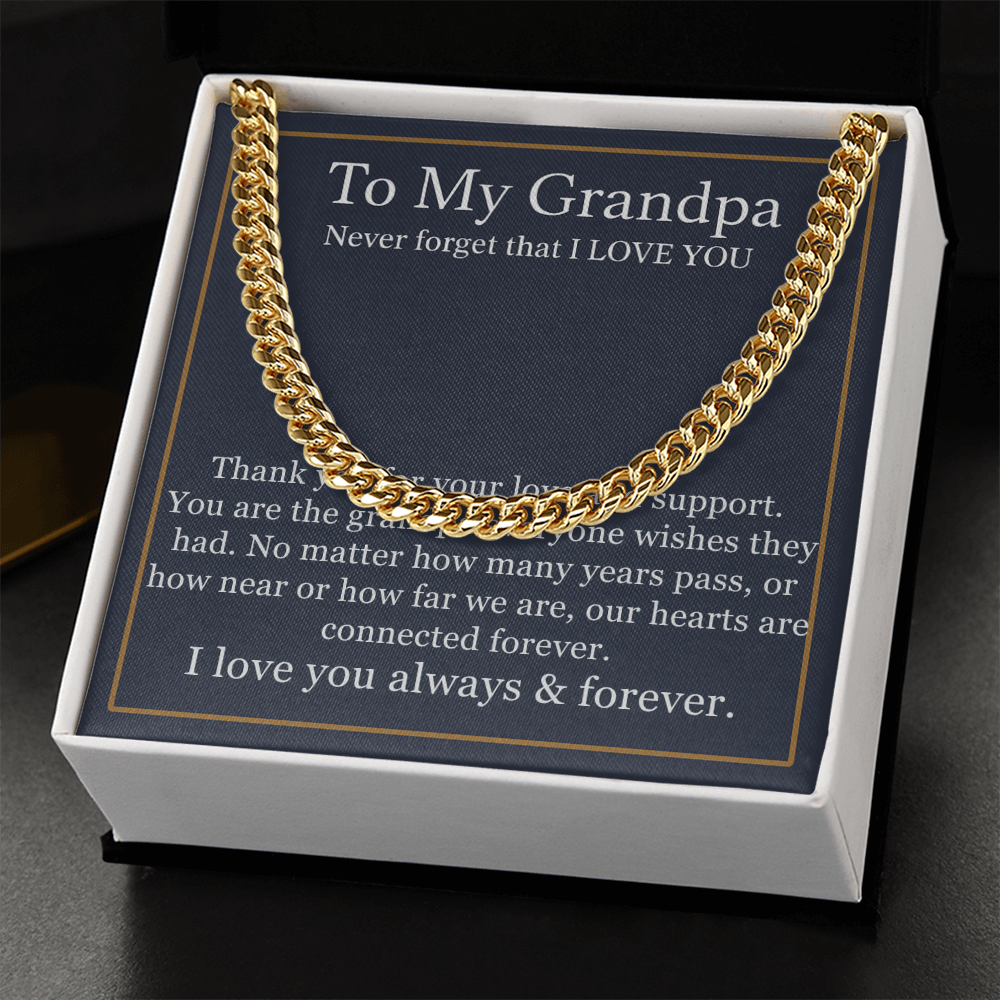To My Grandpa Necklace