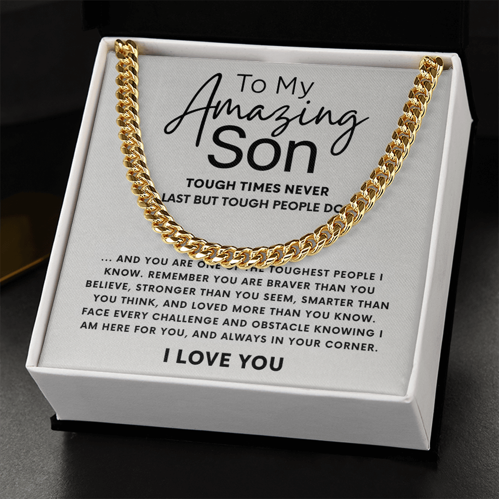 To My Amazing Son Necklace