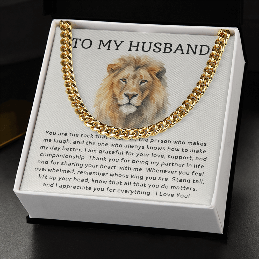 To My Husband Necklace