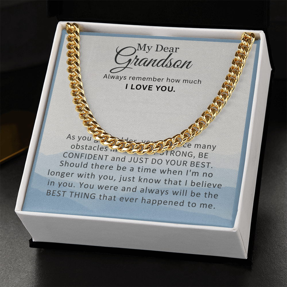 My Dear Grandson Necklace