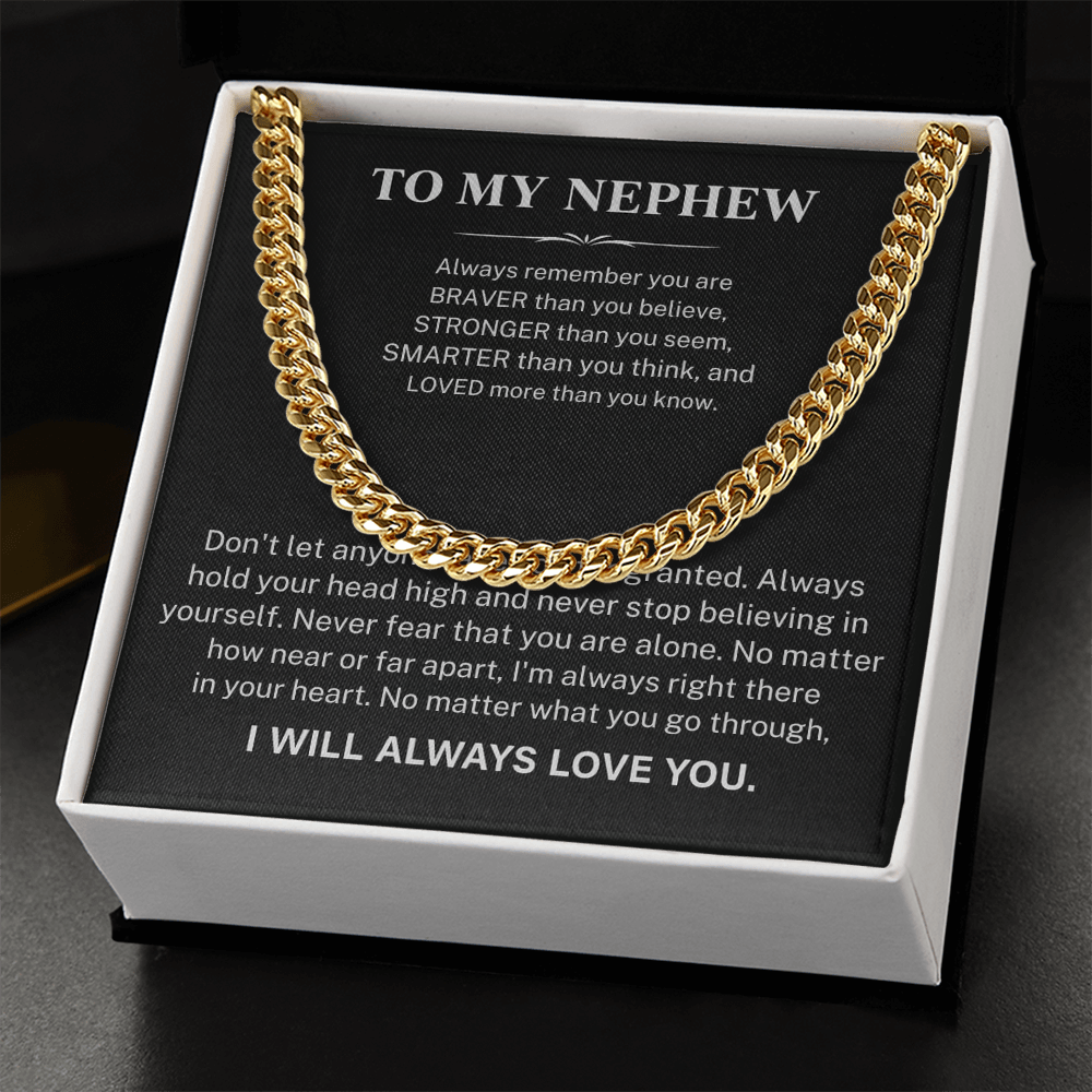 To My Nephew Necklace