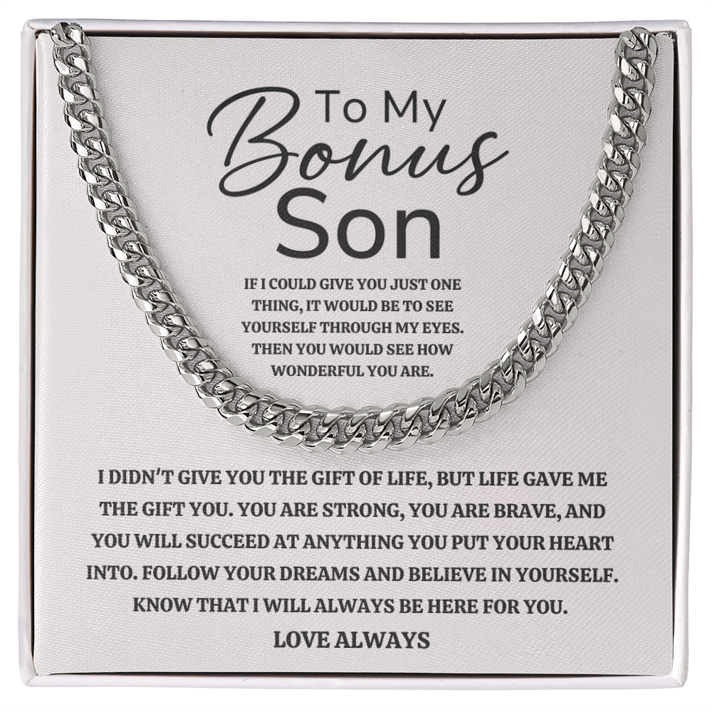 To My Bonus Son