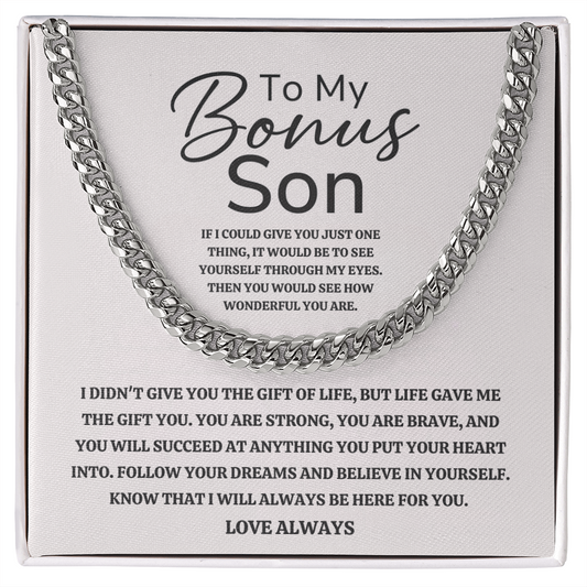 To My Bonus Son