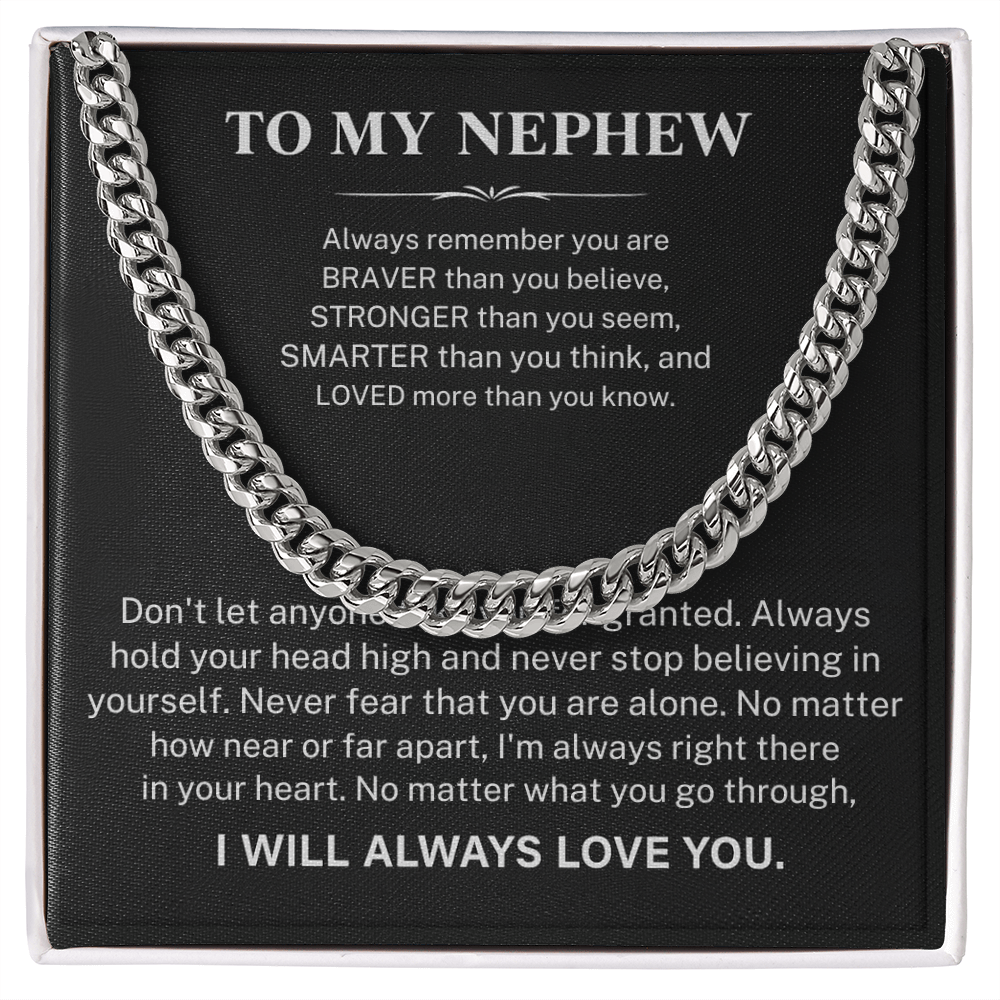 To My Nephew Necklace