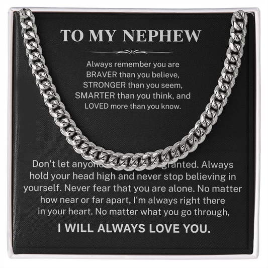 To My Nephew Necklace