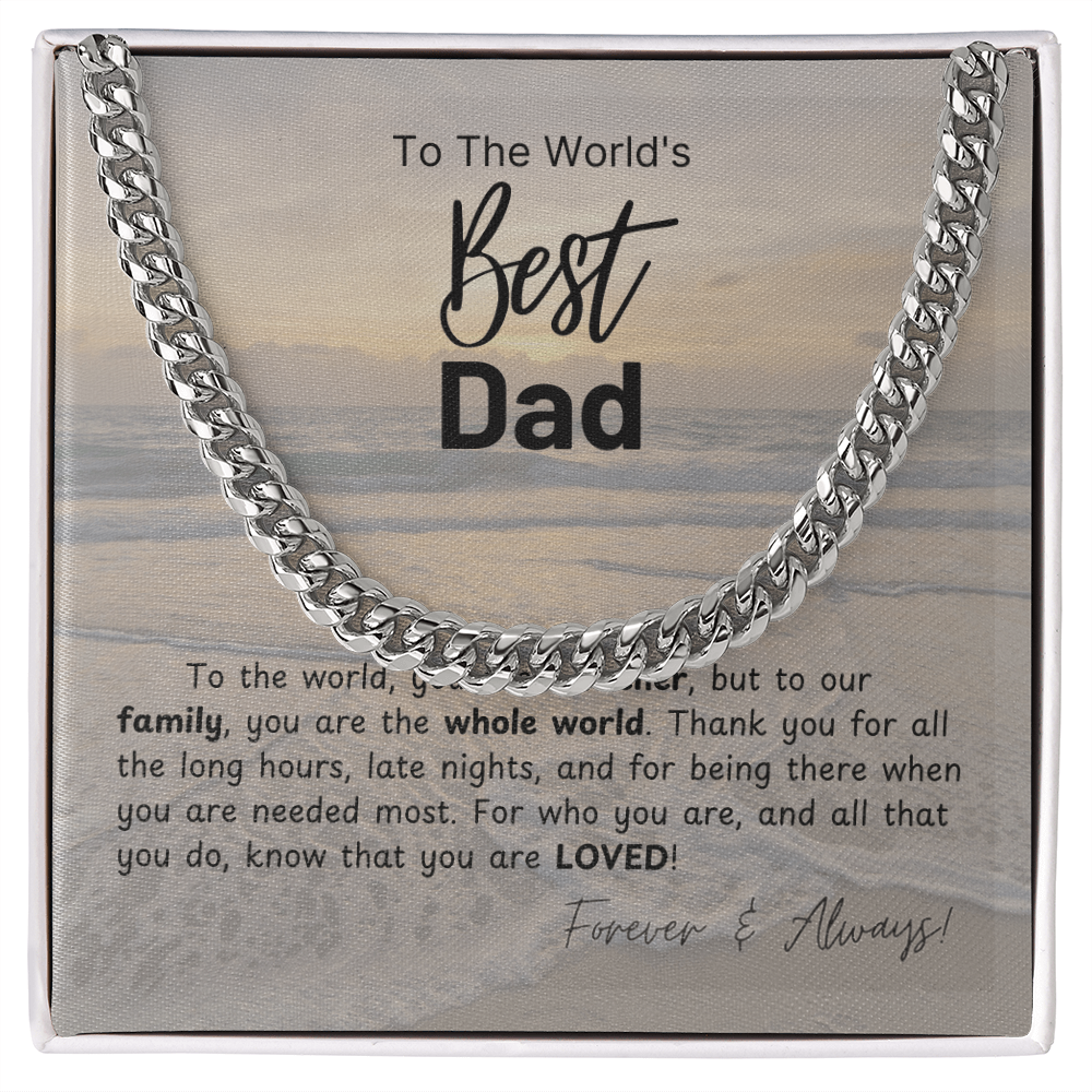 World's Best Dad Necklace