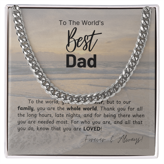World's Best Dad Necklace