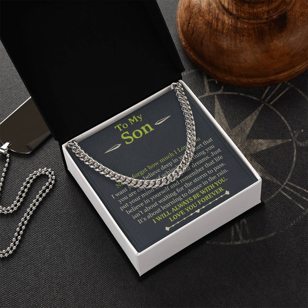 To My Son Necklace