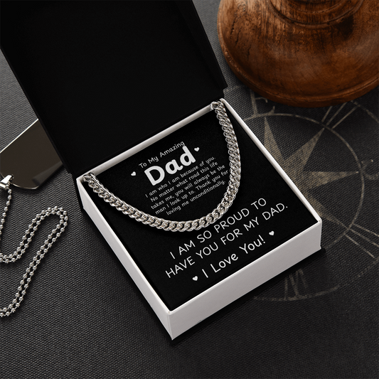 Amazing Dad Necklace