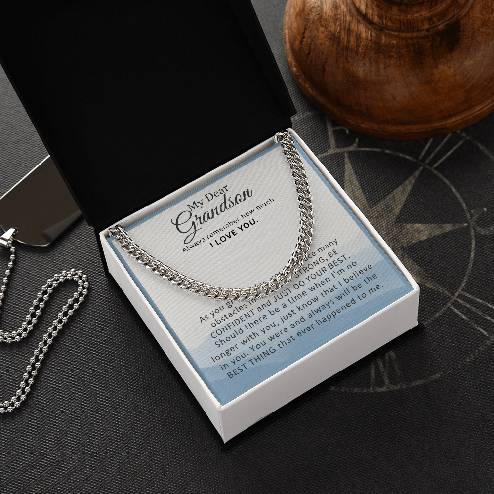 My Dear Grandson Necklace