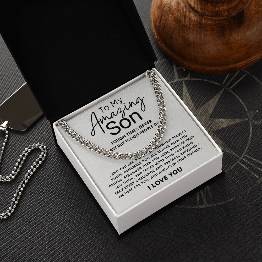 To My Amazing Son Necklace