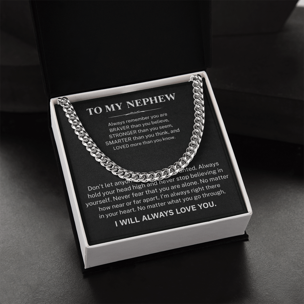 To My Nephew Necklace