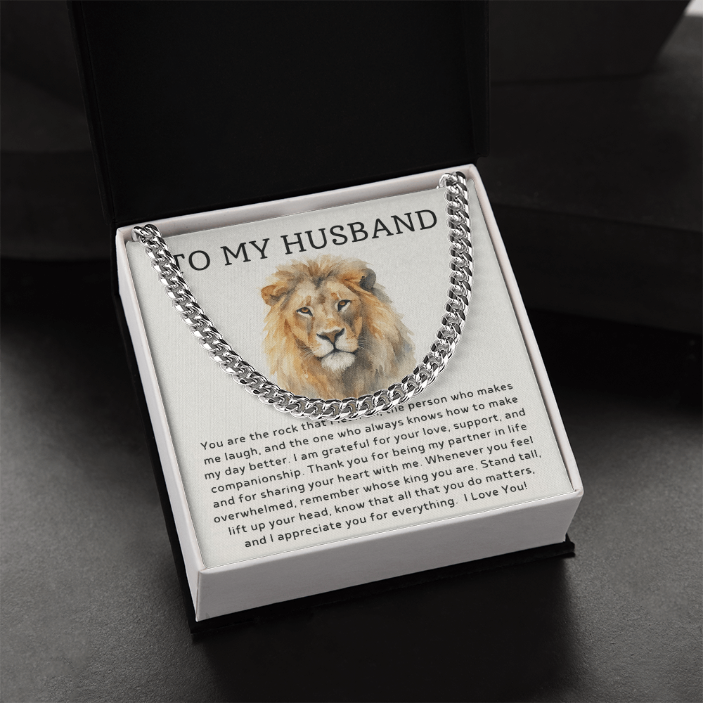 To My Husband Necklace