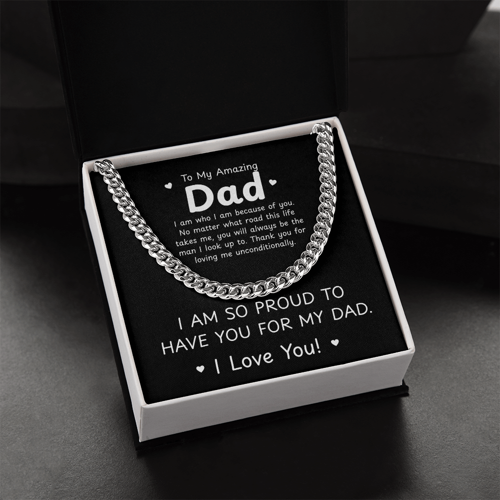 Amazing Dad Necklace
