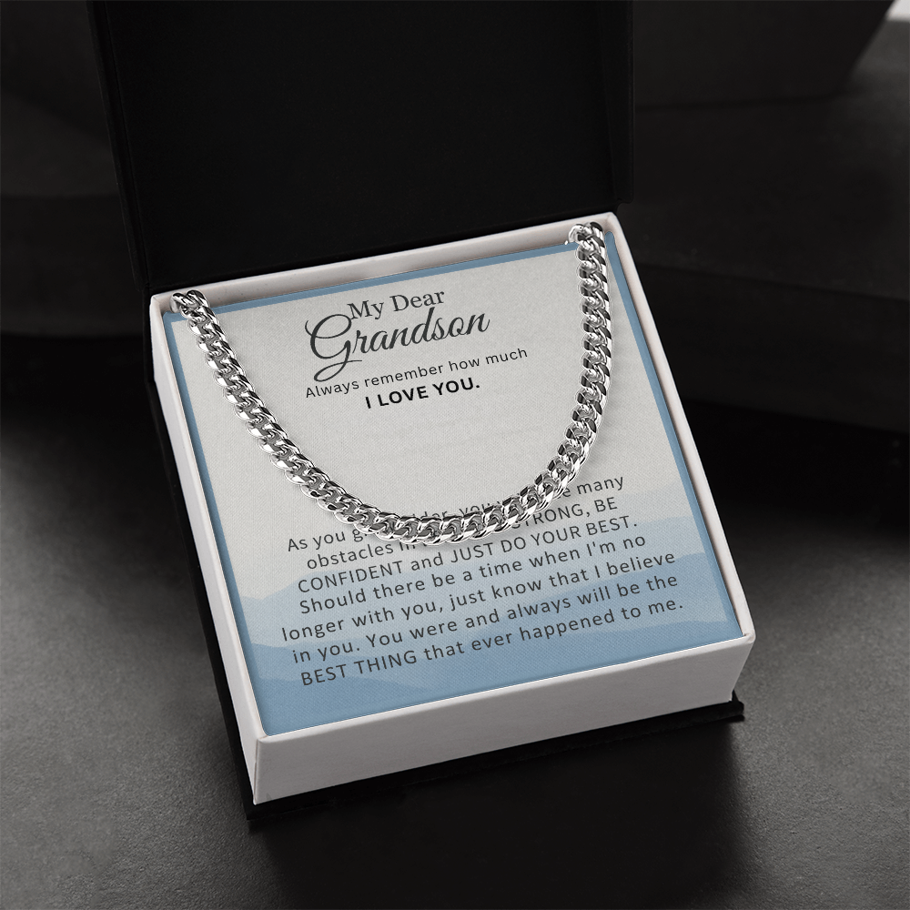 My Dear Grandson Necklace