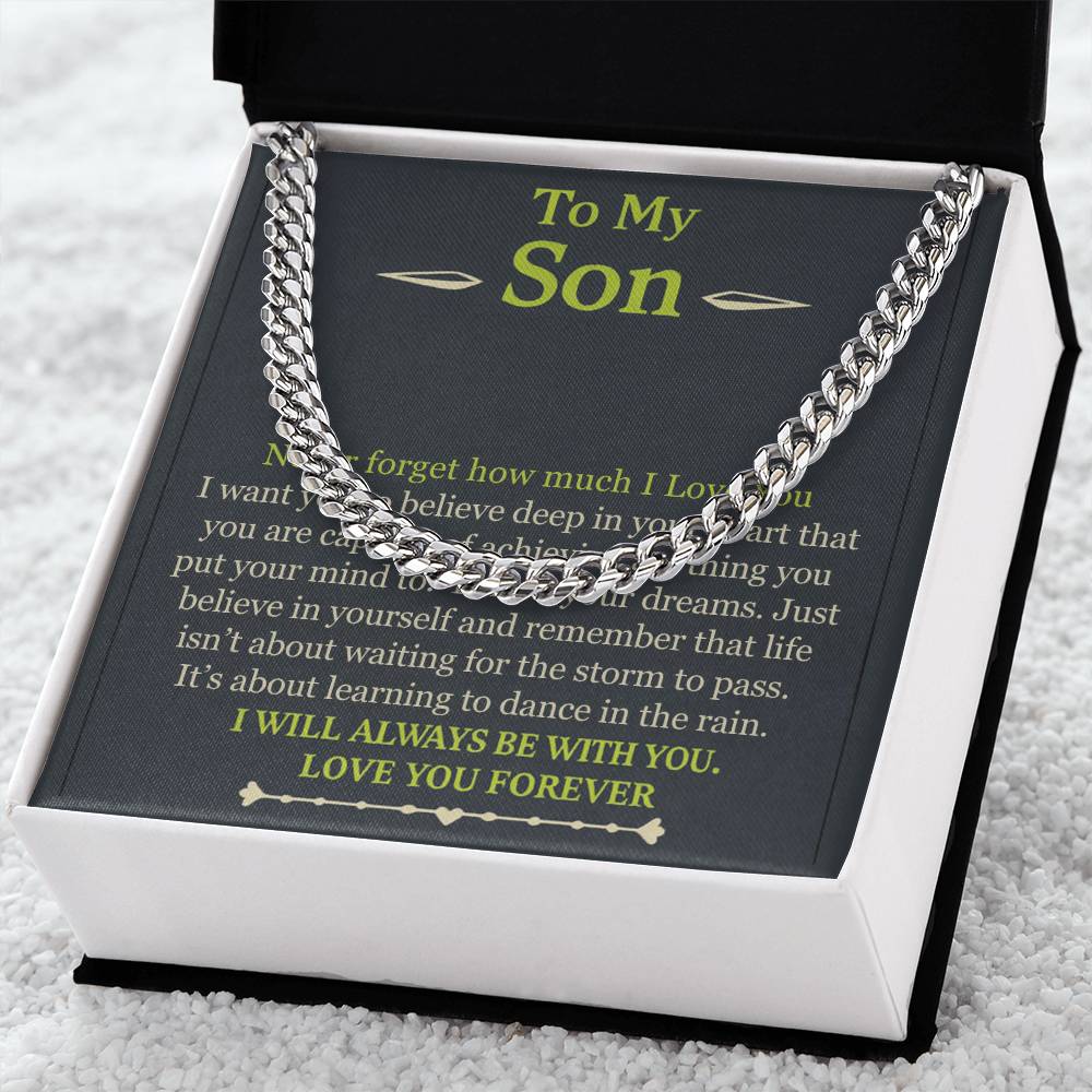To My Son Necklace