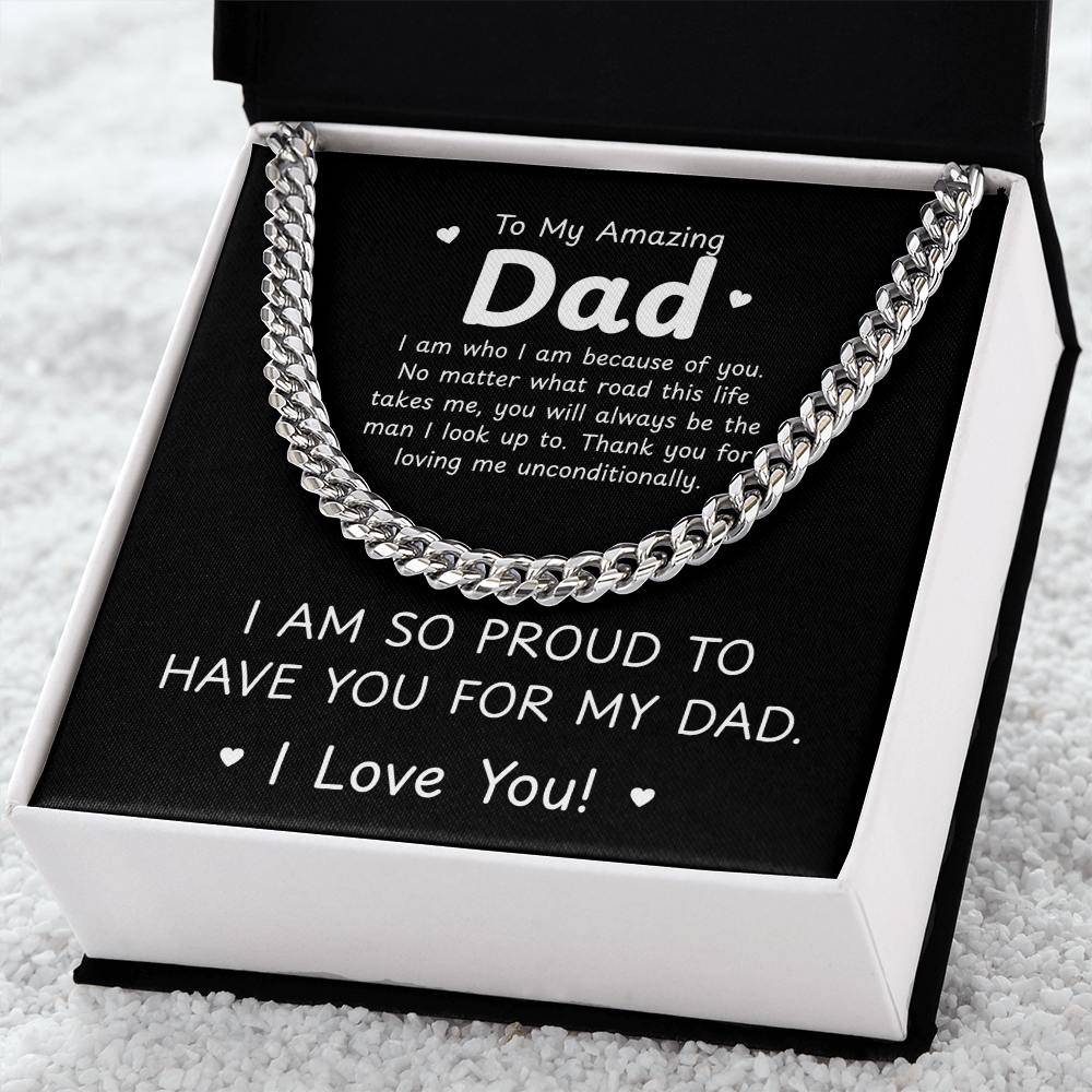 Amazing Dad Necklace