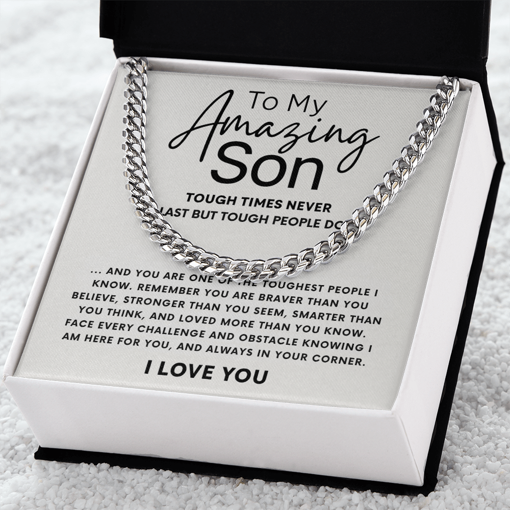 To My Amazing Son Necklace