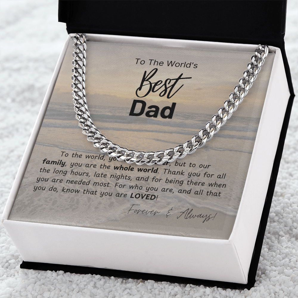 World's Best Dad Necklace