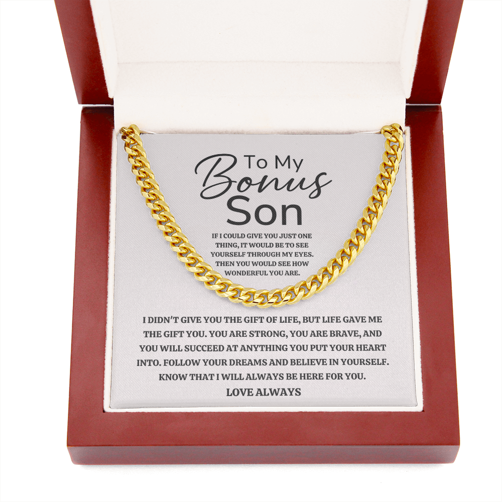 To My Bonus Son